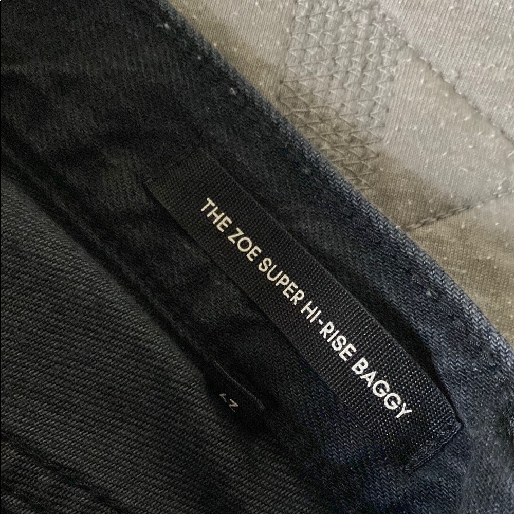 Aritzia Black Wide Leg Flared Jeans - Picture 5 of 13